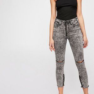 Free People High Waist Freebird Skinny Jeans 0 24